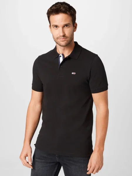 Tommy Jeans Majica rdeča / črna bela