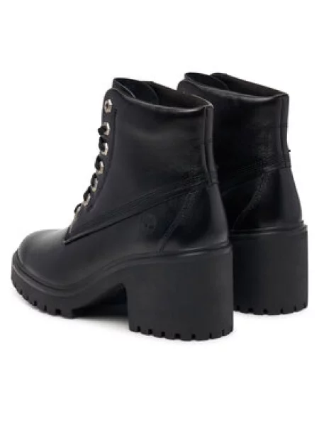 TIMBERLAND Šněrovací kozačky černá