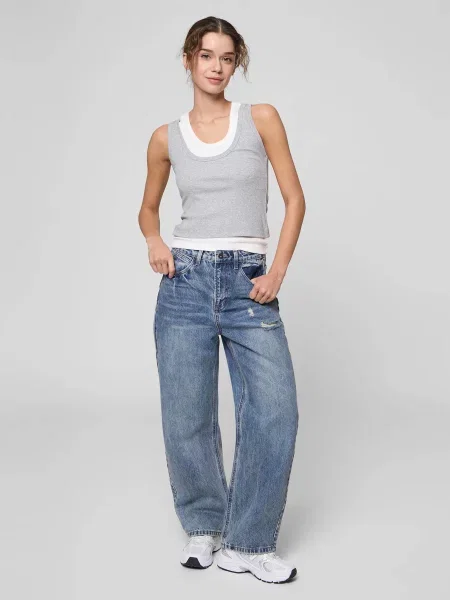 Широкі джинси PRPY блакитний