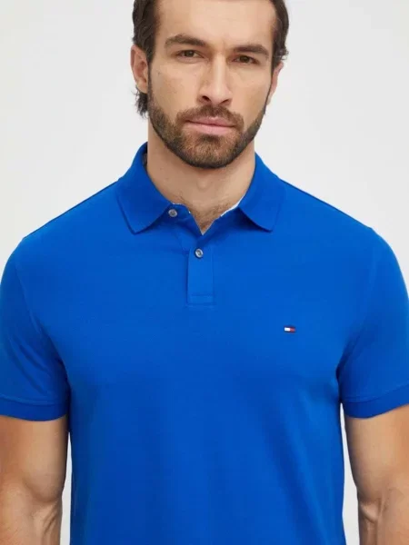Tommy Hilfiger tricou polo albastru