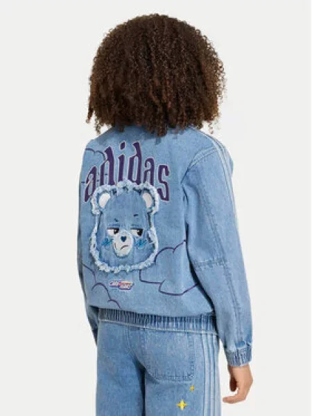 Adidas Džinsinė striukė Care Bears Loose College mėlyna