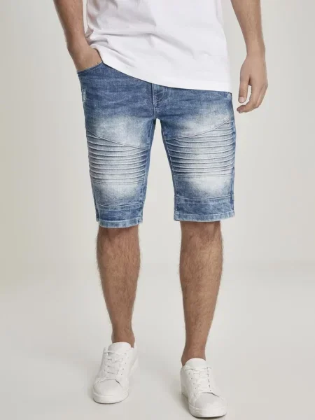 Kratke traper hlače Southpole plava