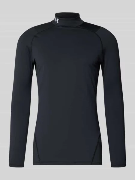 Koszulka Under Armour z długim rękawem ze stójką czarna