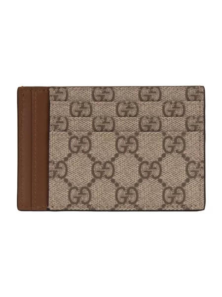 Portfel Gucci skórzany beżowy