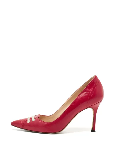 Pantofi cu toc Manolo Blahnik roșu