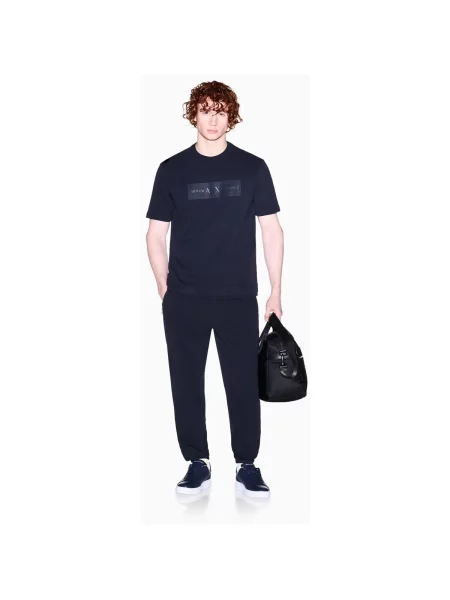 Pantaloni Armani Exchange albastru
