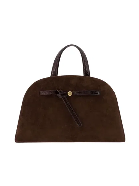 Torebka Tory Burch zamszowa brązowa