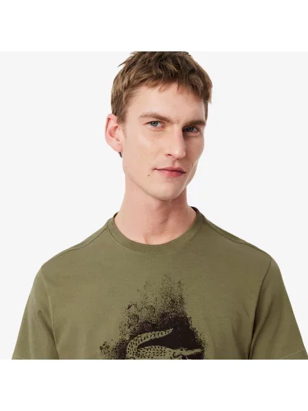 Lacoste Sportowy T-Shirt Ultra Dry zielona