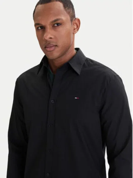 Tommy Jeans Srajca črna