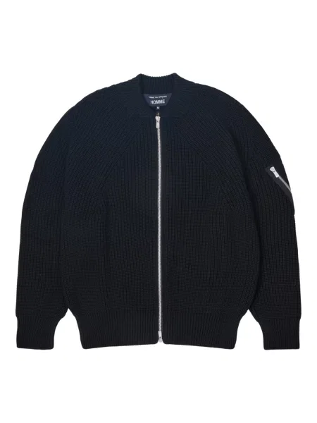 Kardigan Comme Des Garcons wełniany czarny
