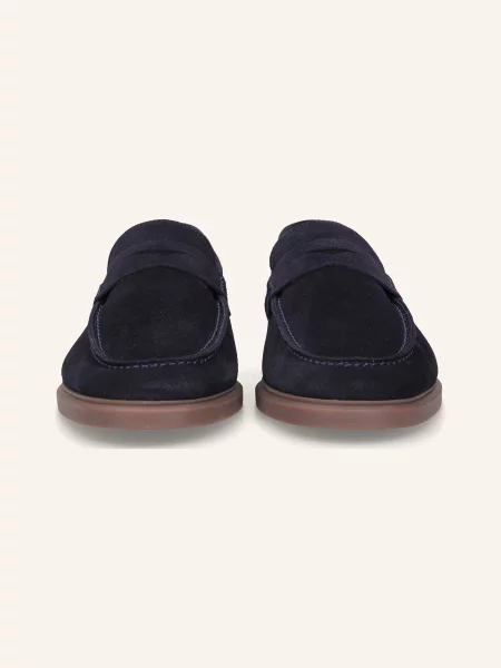 Henry Stevens Loafersy Elia blau niebieskie