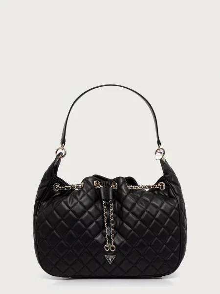 Geantă shopper Guess negru
