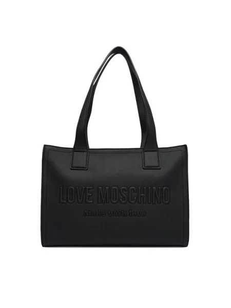 LOVE MOSCHINO Ročna torba črna