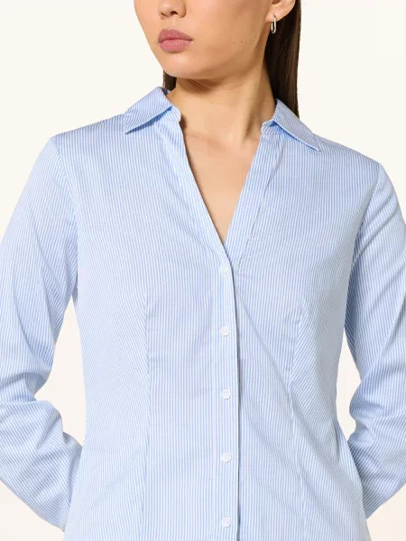 Comma Koszula blau biała