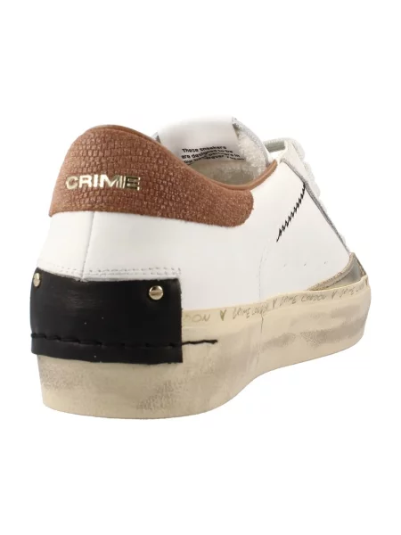 Pantofi Crime London alb