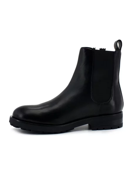 Buty do kostki Love Moschino skórzane czarne