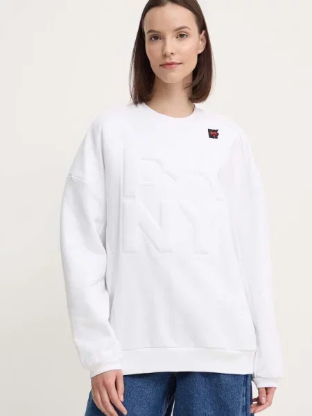Суитчър Dkny със сърца бяло