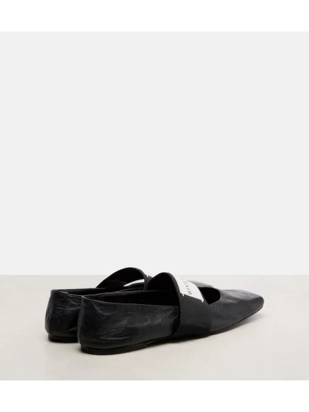 Balerini Givenchy din piele negru