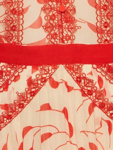Rochie maxi Self-portrait din dantelă