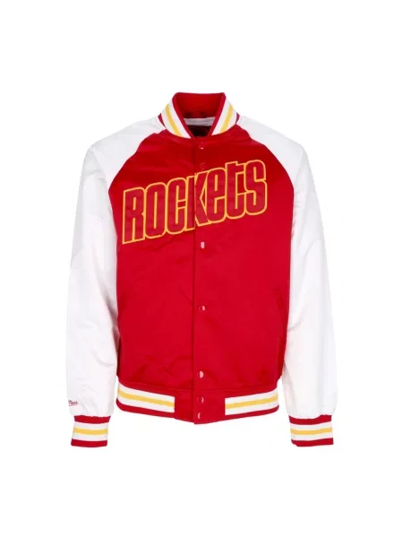 Kurtka bomber Mitchell & Ness czerwony