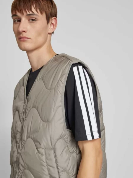 Kamizelka pikowana z naszywką z logo model ‘NUGANIC’ Adidas Sportswear