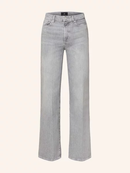7 For All Mankind Wide Leg Džíny Lotta panalu šedé