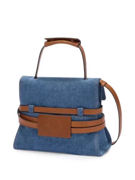 Cu centură curea Moschino albastru