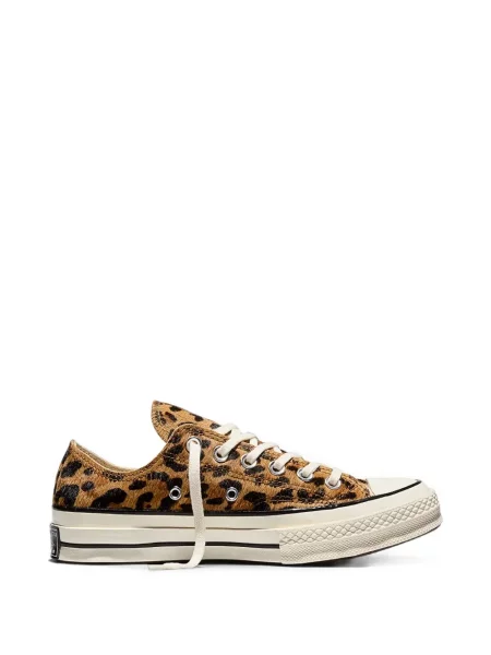 Sneakerși Converse Chuck Taylor All Star cu platformă din piele de căprioară streetstyle negru