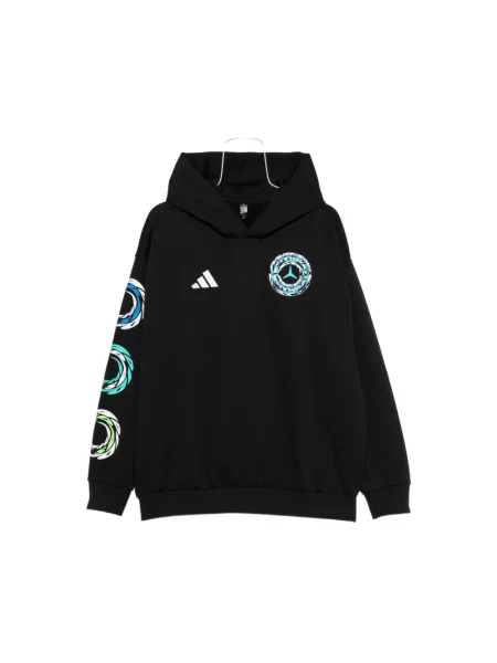 Bluza z kapturem Adidas z kapturem czarna