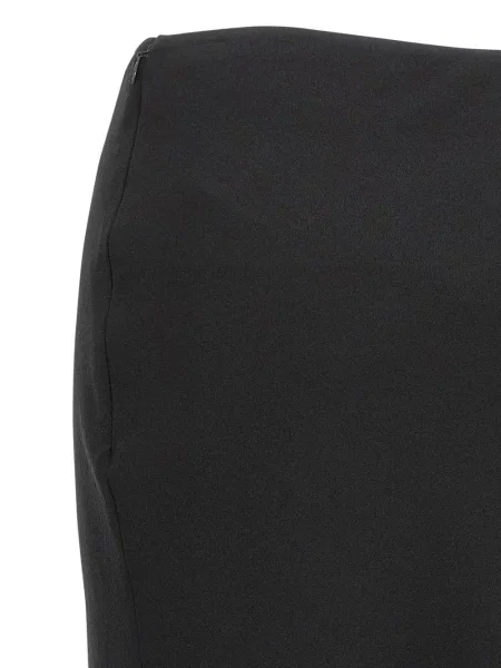 Fusta maxi Alessandra Rich din crep negru