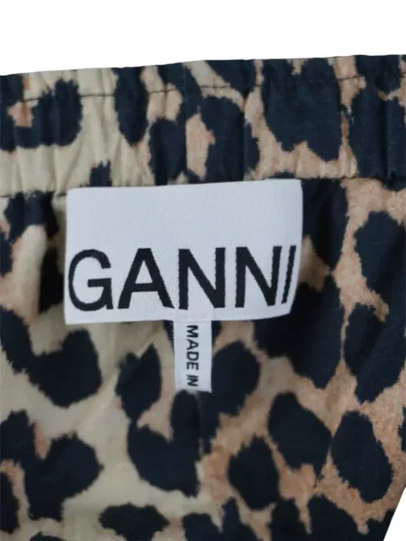 Top Ganni z nadrukiem w panterkę