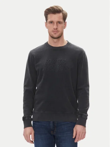 Суитчър Pepe Jeans с апликация сиво