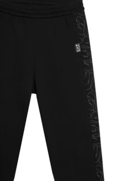 Teplákové kalhoty Emporio Armani černé