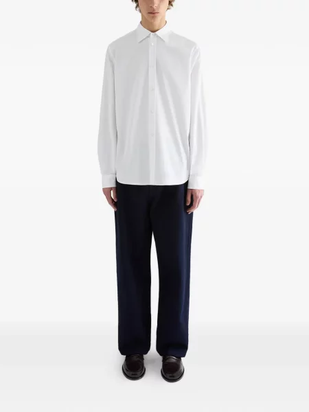 Cămașă Jil Sander din poplin alb