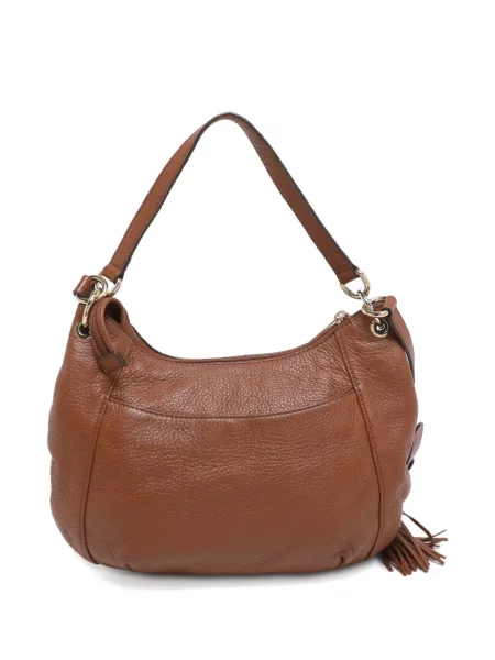 Sukienka bez rękawów Michael Michael Kors bez rękawów z okrągłym dekoltem garniturowa brązowa