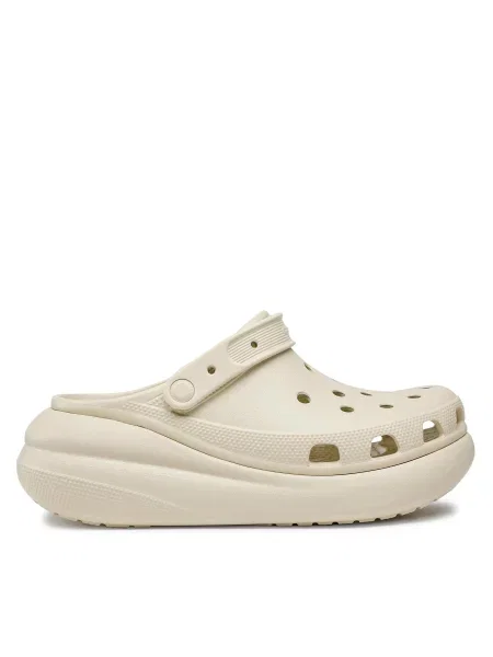 Papucs Crocs Classic Crush Clog bézs