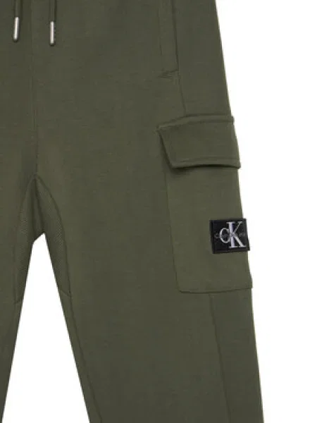 Calvin Klein Jeans Melegítő alsó Badge zöld