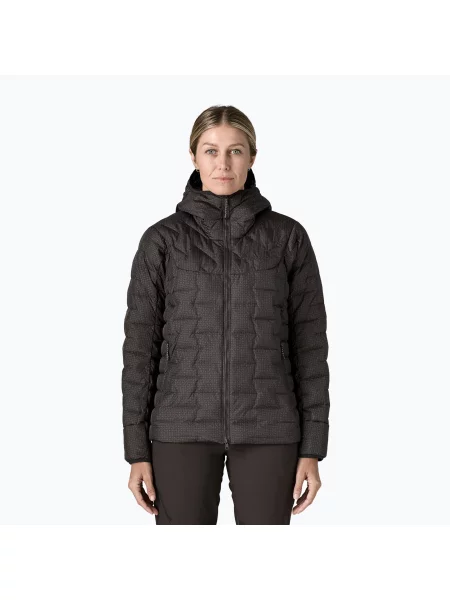 Geacă izolată pentru femei Patagonia Durable Down Hoody black negru