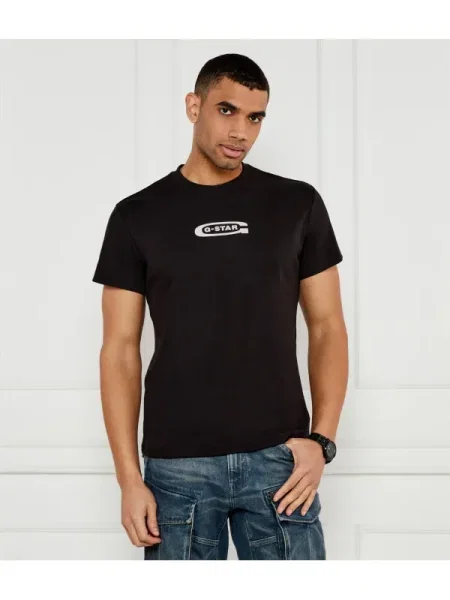 G- Star Raw Póló Old skool | Regular Fit fekete