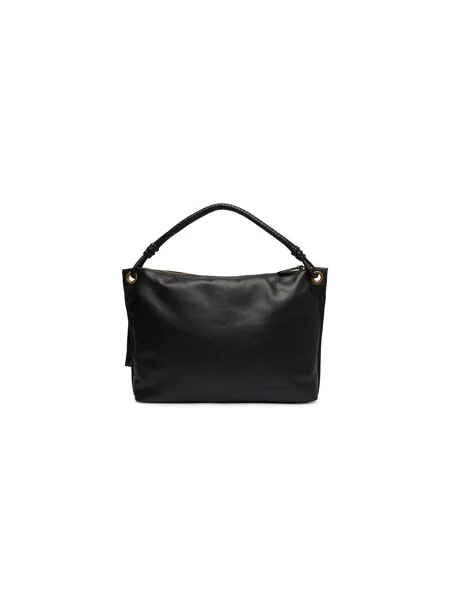 Tommy Hilfiger Torbica Th Statement Leather Bag crna