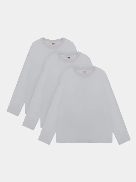 Лонгслив ейсік серый
