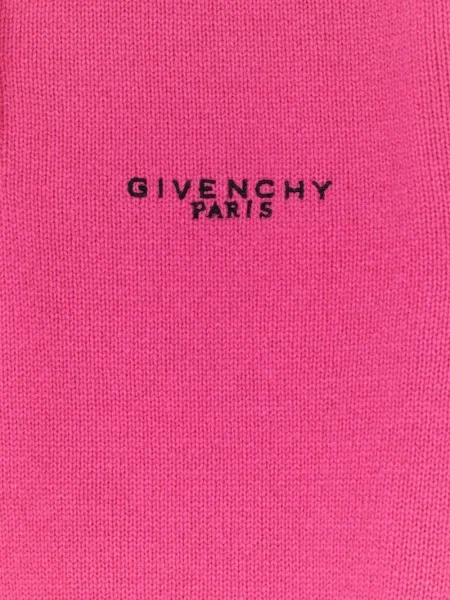 Polo Givenchy cu broderie roz