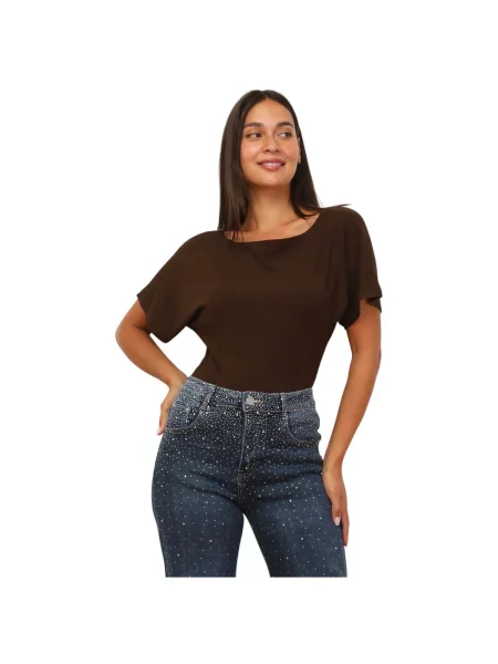 Top La Modeuse maro