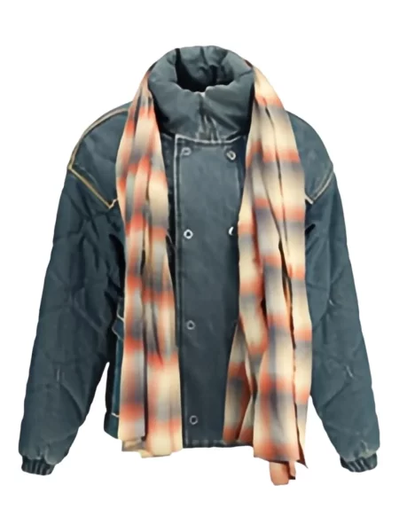 Kurtka jeansowa Marbell niebieska