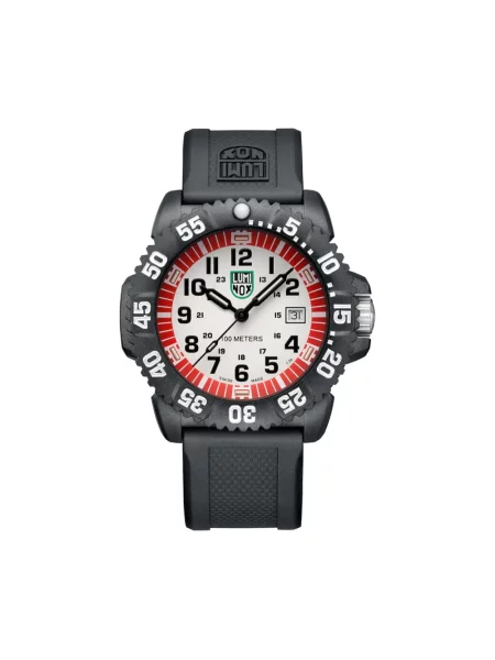 Lniany zegarek Luminox czarny
