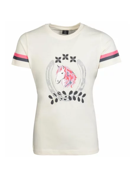 T-shirt dziewczęcy HKM Kids Aymee biała