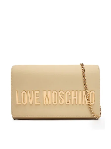 Чанта Love Moschino бежово