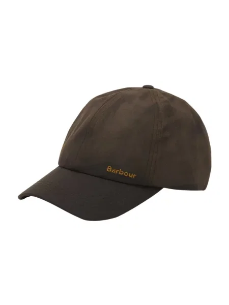 Czapka z daszkiem Barbour oliwkowa