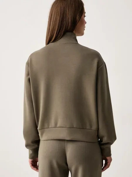 Guess Bluza Khaki zielona