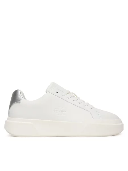 Αθλητικά Calvin Klein Chunky Cupsole Lace Up Lth Met λευκό